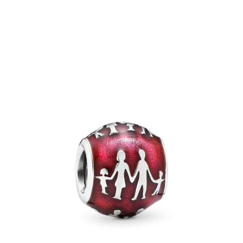 Pandora Australia Family Silhouette Charm - Sterling Silver | VMBPCD657